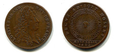 Copper Token France 1682 "LOVIS LE GRAND-DECVS ADIICIT HOSPES" � 28mm
