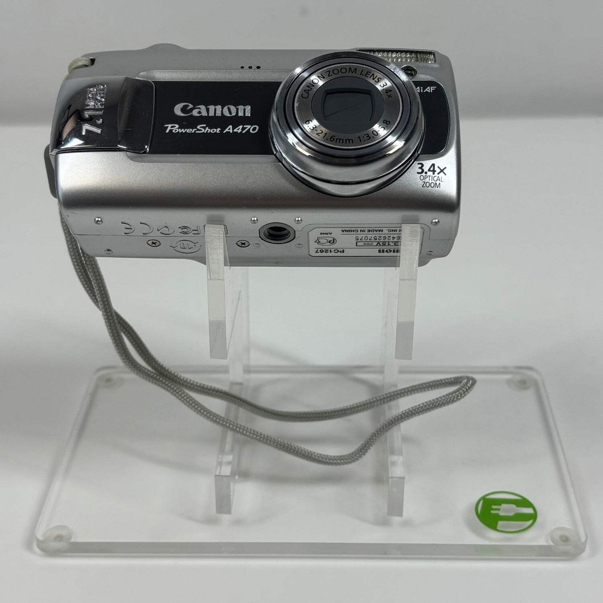 Canon PowerShot A470 7.1MP Digital Camera - Gray for sale online