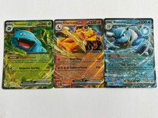 Venusaur EX 3/165 & Charizard 6/165 & Blastoise EX 9/165 S&V 151 TCG NM Set on eBay