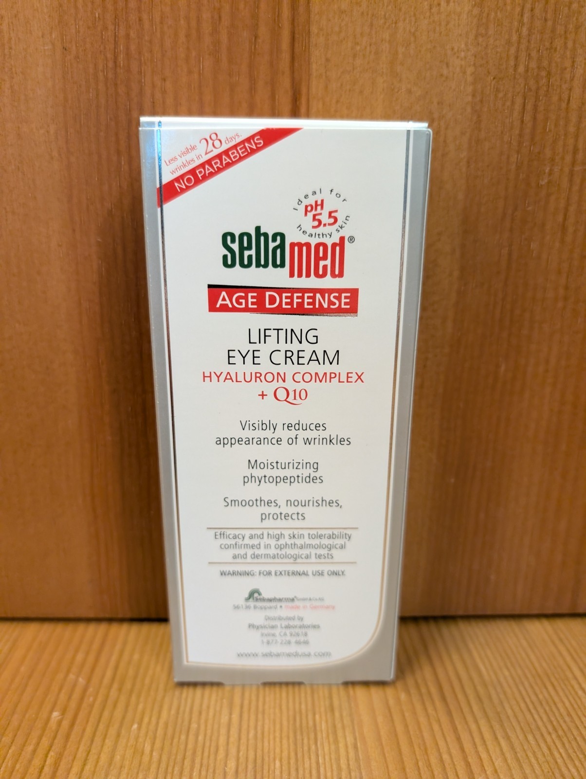 NEW SebaMed Anti-Ageing Age Defense LIFTING EYE CREAM 0.5 oz. / 15ml New In Box
