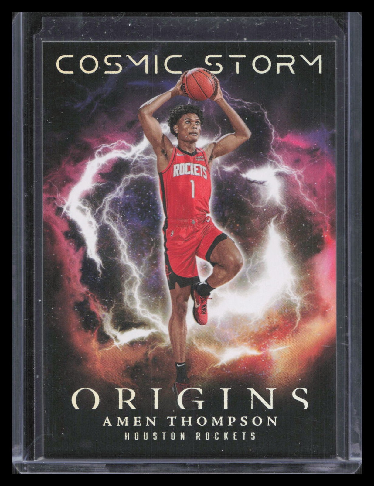 Amen Thompson 2023-24 Panini Origins #15 Cosmic Storm