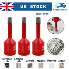 Ø8mm Diamond Hole Saw Drill Bit M14 Grinder Porcelain Tile Marble Free Shipping