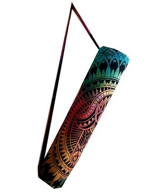 ICC Hamsa Hand Full-Zip Exercise Yoga Mat Carry Bag Gym Beach Pilates Carrier...