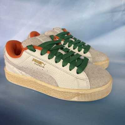 Puma Suede XL Anwar Carrots Carrots Warm White (398801-01), Size 6
