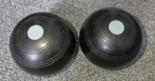 Thomas Taylor Bowls Size 2 Full Bias High Density 2-10 Pair Black P14865