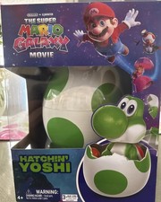 Hatchin' Yoshi The Super Mario Galaxy Movie Interactive Yoshi Figure NEW