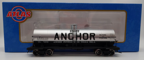Carro cisterna Atlas 9223-1 escala O ancla petróleo 11000 galones #120 (2 rieles) EX/caja | Condition: Used