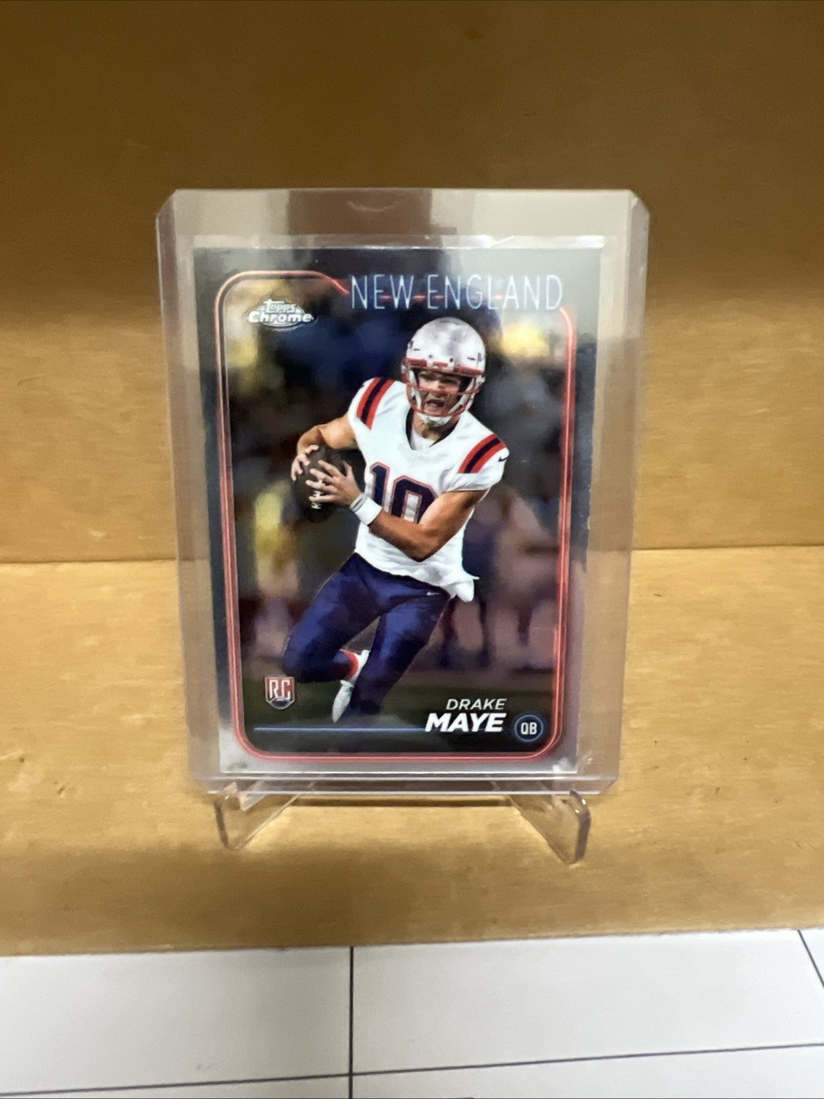 2024 Topps Chrome - Rookies Drake Maye #203 Refractor (RC)