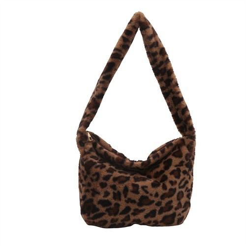 Plush Messenger Bag Large Capacity Handbags for Women Girls - Picture 15 of 15