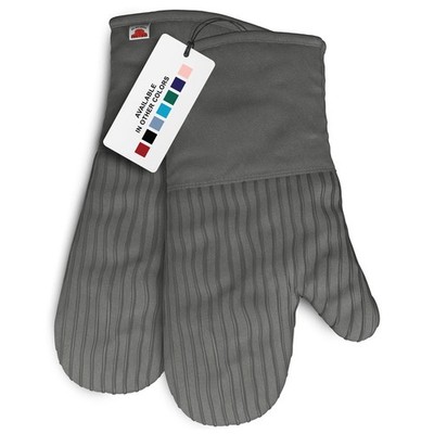 Big Red House - Silicone Oven Mitts - Gray Set of 2-12.5'' - Heat 12.5'', Ashy