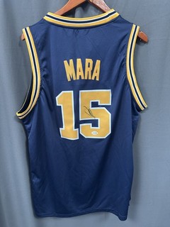 Aday Mara Signed Michigan Basketball Jersey AUTO JSA COA Sz L