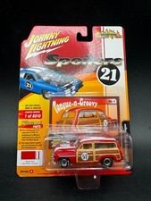 Johnny Lightning Jlsf020 A 1950 Mercury Woody Wagon 164 Bright Red X1 Johnny Lightning Jlsf020 A 1950 Mercury Woody Wagon 164 Bright Red X1