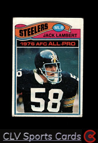 Jack Lambert #480 1977 Topps card