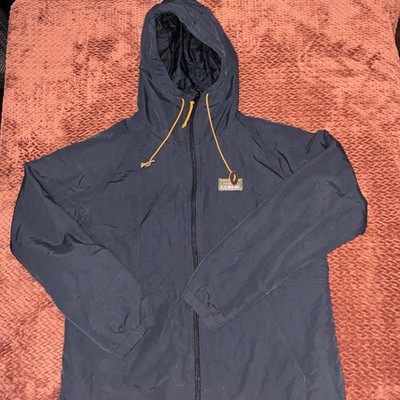 L.L.Bean Mountain Classic Insulated Jacket Men Medium Black PrimaLoft Vintage