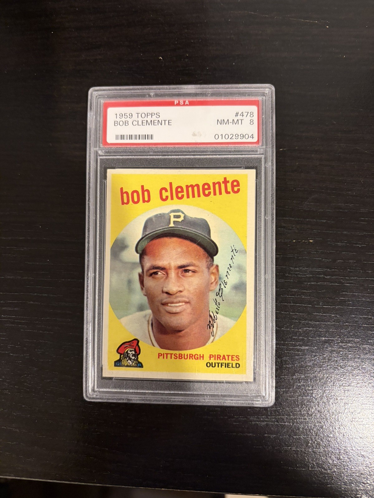 1959 - Topps Baseball - Bob Clemente - PSA 8 (NM-MT) #478
