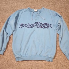 Crazy Shirts Hawaii Original Pullover Adult Small Blue Pockets Beach Surf