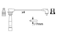 1X Bosch 0 986 356 970 ZüNdleitungssatz FüR Hyundai