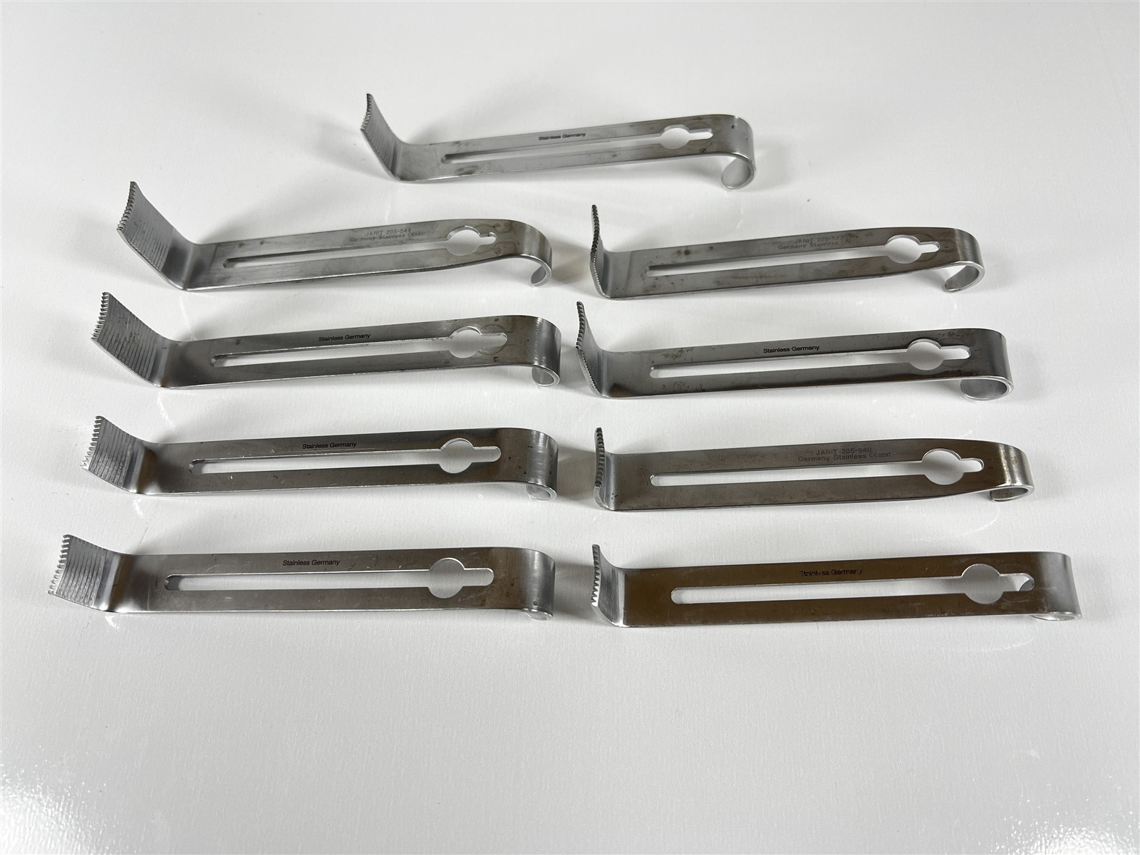 (Lot of 9) Mixed Henly Retractor 5" Center Blade, Jarit, Misc