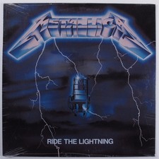METALLICA Ride The Lightning ELEKTRA 60396-1 LP SEALED n