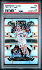 CAITLIN CLARK 2024 SELECT WNBA SILVER PRIZM RC #72 PSA 10 GEM MINT! FEVER IOWA!