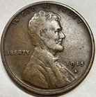 1915-S Lincoln Wheat Cent. Nice Brown Semi Key Date!!