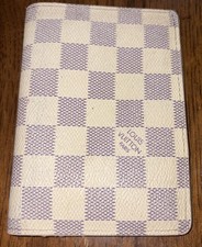 Louis vuitton Damier Card Holder Beige Brown Tall