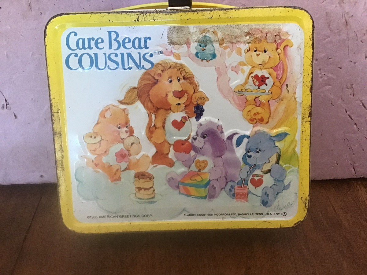 Vintage 1985 Care Bear Cousins/Metal Lunch Box No Thermos | eBay