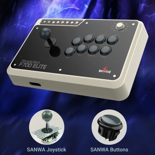 Arcade Stick F700 Elite with Sanwa buttons and joystick for PS5, PS4, Switch/... - Image 2 of 4