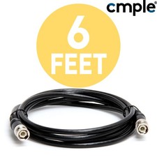 6FT BNC Cable CCTV Video RG59U Security Camera Coaxial BNC Cord DVR Satellite