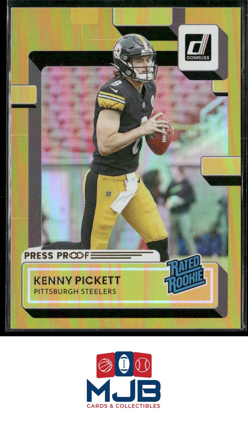 2022 Donruss Kenny Pickett Premium Press Proof Rookie #301