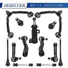 13Pc Front Upper Control Arms Ball Joint Pitman Arm Kit for Suburban Tahoe Yukon