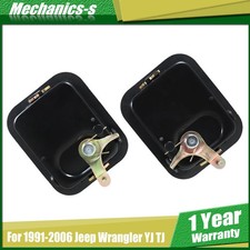 Fit For Jeep Wrangler 1997-06 Metal Door Handles Outside Exterior Front Pair Set Fit For Jeep Wrangler 1997-06 Metal Door Handles Outside Exterior Front Pair Set