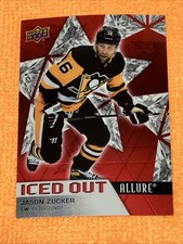 Jason Zucker 2021-22 UD Allure #IO-4 ICED OUT - Pittsburgh Penguins