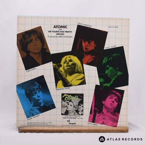 Blondie Atomic Limited Edition 12" Single Vinyl Record CHS 12 2410 - EX/NM - Picture 3 of 8