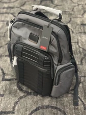 Tumi Alpha Bravo Nellis Mens Backpack **BRAND NEW** Grey / Black