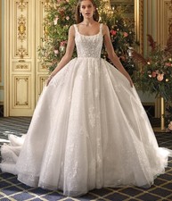 Luxurious glitter lace wedding dress wedding dress 32-60 square ball gown