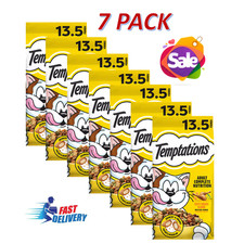 7 Pack, Temptations Adult Complete Nutrition Dry Cat Food-Tasty Chicken, 13.5 Lb 0.78 per pound