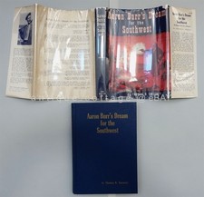1955 vintage BOOK AARON BURR DREAM SOUTHWEST bi-centennial birth political drama