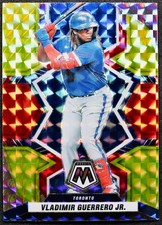 2022 Mosaic Choice VLADIMIR GUERRERO JR Red Yellow Fusion Prizm #81