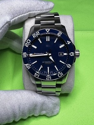 Christopher Ward GMT C60 Trident Pro 600 MINT with Box Papers