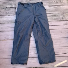 Men's Black Snow Board Ski Powder Pants Size Small Polar Edge Fleece Lined