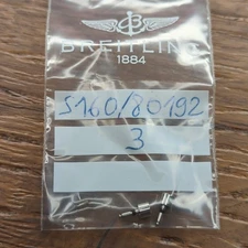 Breitling Pluton 80192 Navitimer Lot of 2 NOS Pushers Parts 4mm (L37)