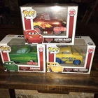 Funko Pop Lot Of 3 Cars,Cruz Ramirez,Ramone And Lightning McQueen Target Excl.