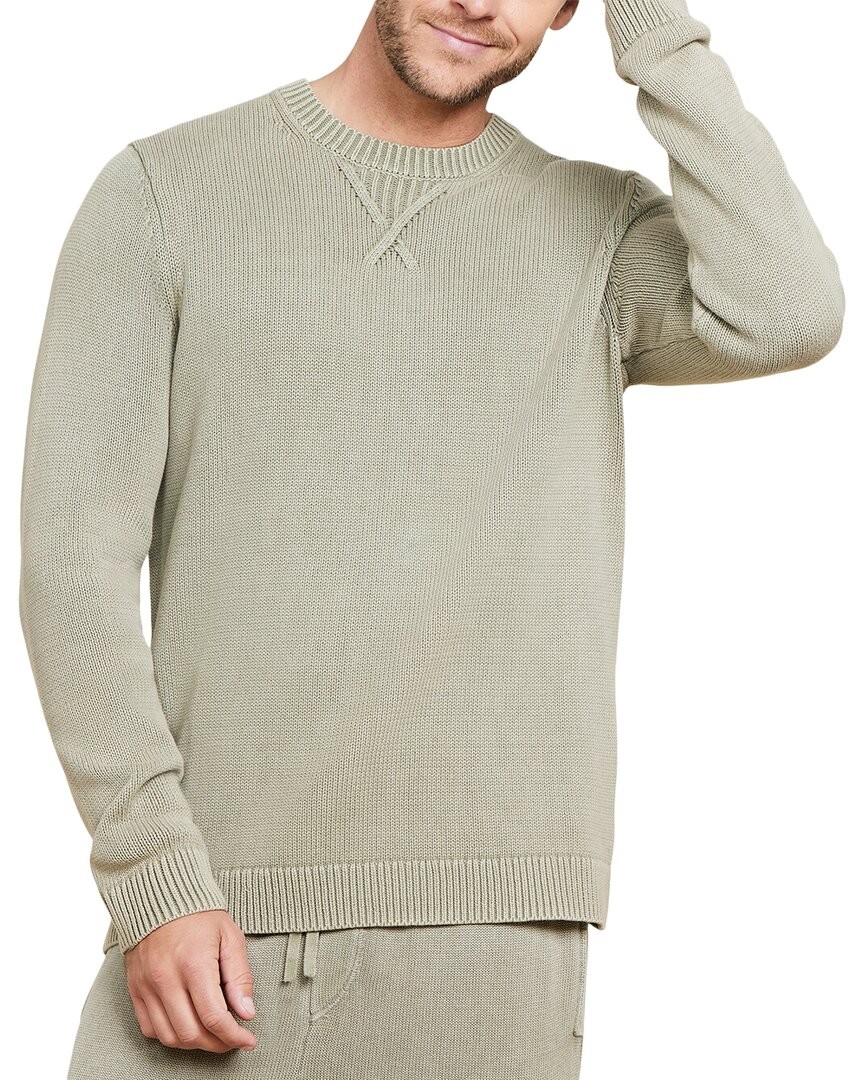 Barefoot Dreams Sunbleached Pullover Mens Green M 15790₽