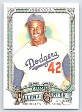 2025 Topps Allen & Ginter Baseball #31 Jackie Robinson – Brooklyn Dodgers