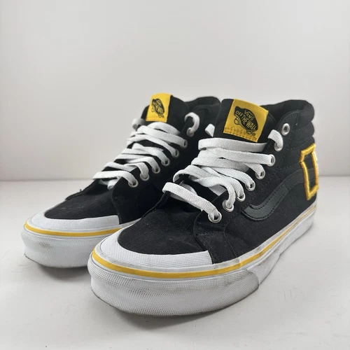 National Geographic Vans Buns Sk8-Hi Reissue 1'Logo Men’s 6 Women’s 7.5 Size
