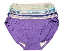 Fruit of the Loom Women s Heather Low Rise Hipsters 5 Pack No Ride Up, Size 6