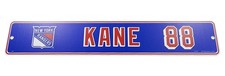Patrick Kane 88 New York Rangers Plastic Replica Locker Room Name Plate 23x4
