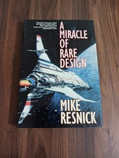 A Miracle of Rare Design by Mike Resnick HC w/ DJ Tor 1994 - Excellent- Unread