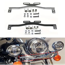 Motorcycle Headlights Bracket LED Spotlight Mount Bar Turn Light Holder Clamp